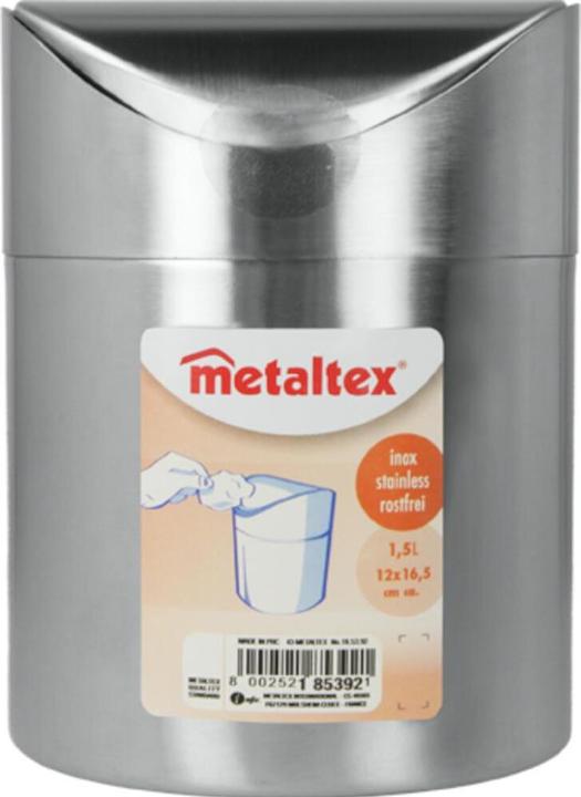 Image du produit Metaltex Poubelle de table (1.50 l)