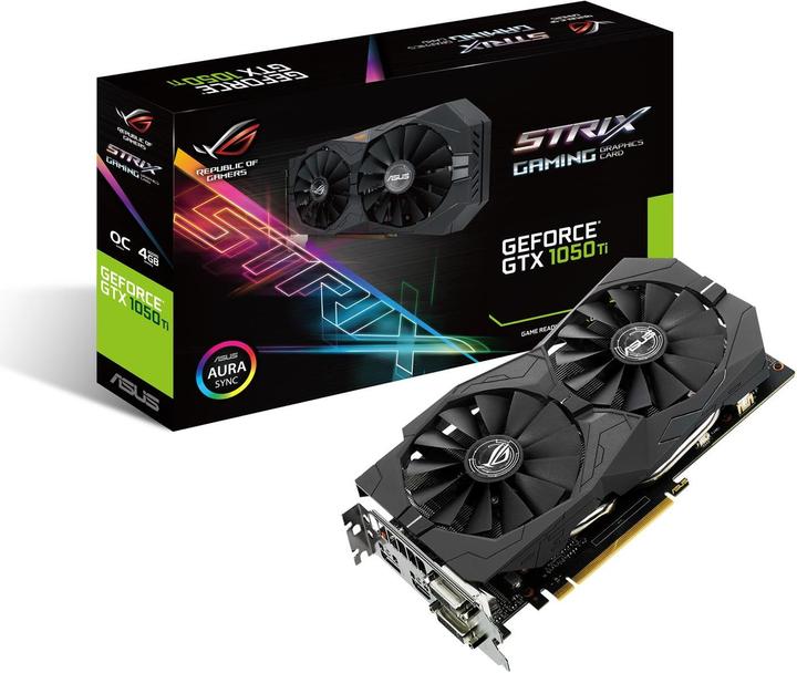 Image du produit ASUS GeForce GTX 1050 Ti STRIX OC (4 Go)