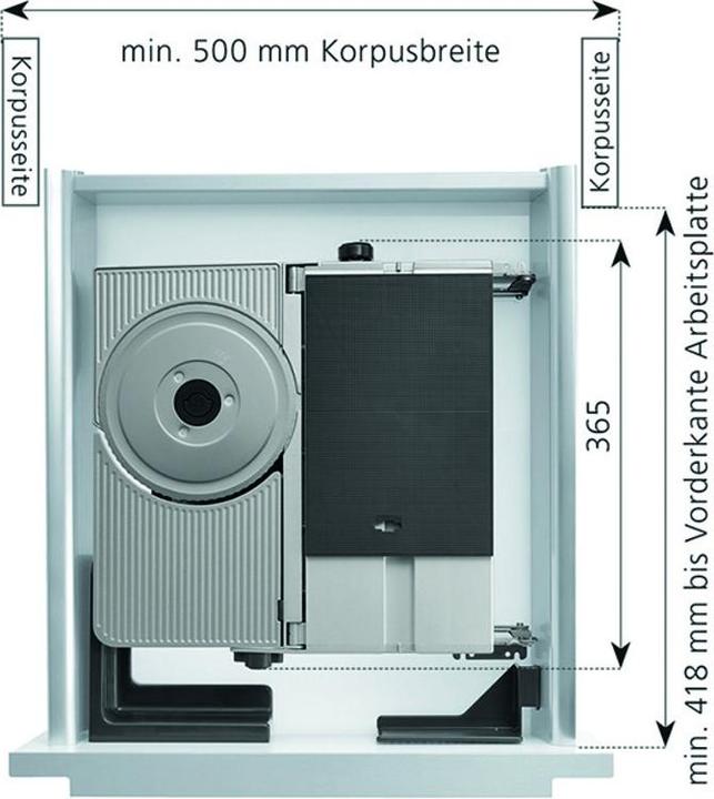 Image du produit Dr. Ritter Trancheuse universelle encastrable AES 72 SR