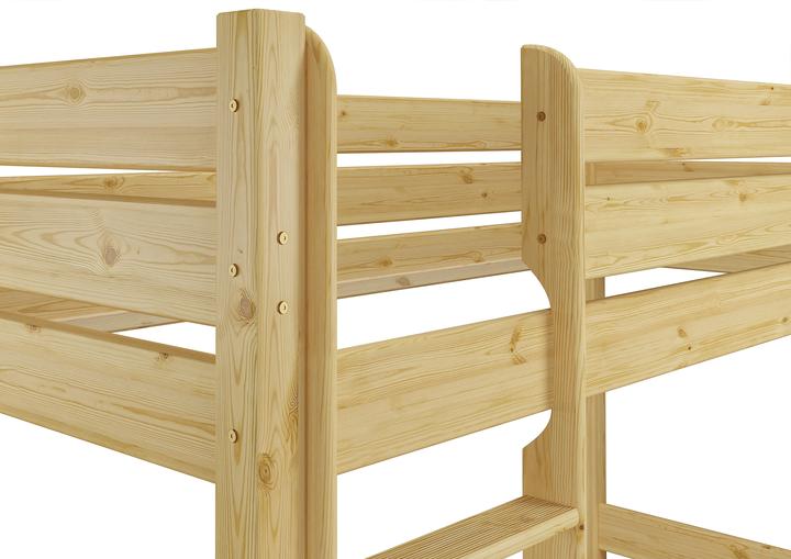Produktbild Erst-Holz Etagenbett für Erwachsene Kiefer 90x200 Rollrosten Nische 100 Massivholz-Stockbett 60.16-09 (90 x 200 cm)