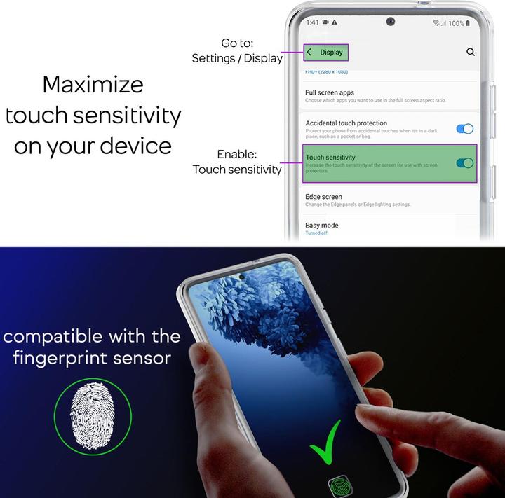 Immagine prodotto Nalia Copertura per cellulare a 360 gradi (Samsung Galaxy S20 FE)