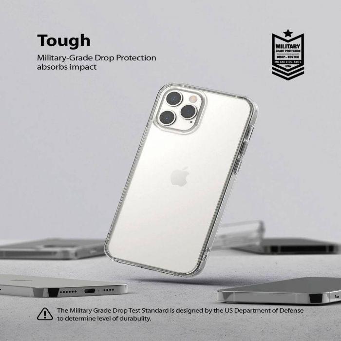 Actual product image Ringke iPhone 12 Pro Max Case Fusion Matte Clear (Apple iPhone 12 Pro Max)
