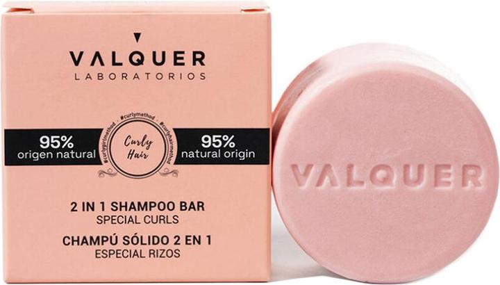Actual product image Valquer Laboratorios 2 in 1 Curly Solid Shampoo and Conditioner 95% Natural Ingredients 70g - Curly (Solid shampoo)