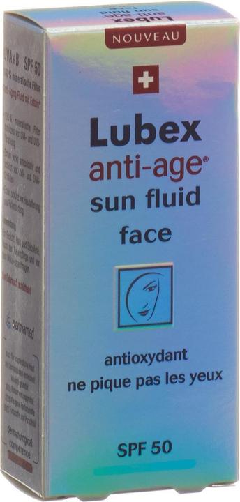 Lubex anti-age Sun Fluif FACE UVA + B LSF 50+ (Sonnencreme Gesicht, SPF 50, 30 ml, 50 g)
