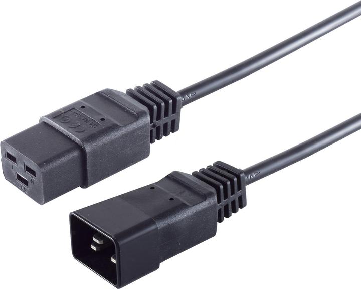 Produktbild Shiverpeaks S/CONN maximum connectivity Kaltgeräteverlängerung C20-C19, 16 A, 3x1,5mm², 2,5m (2.50 m, C19, C20)