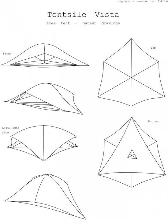 Produktbild Tentsile Vista (Baumzelt, 10 kg, 3 Personen)