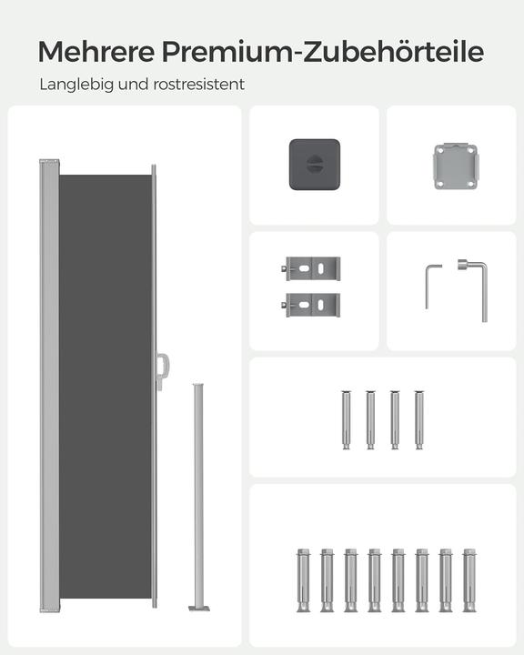 Produktbild Songmics Seitenmarkise (2 m)