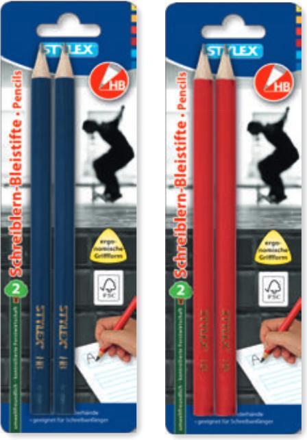 Produktbild Stylex 2er Schreiblern-Bleistifte FSC 26017 (HB, 2 x)