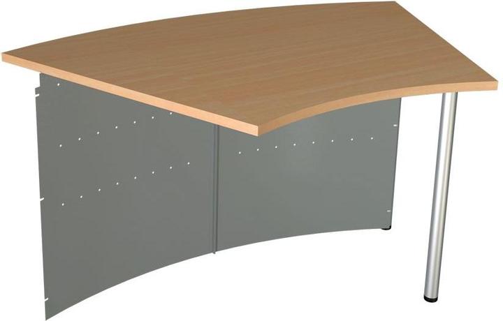 Produktbild Kerkmann Genua Anbautheke buche, silber 126,5 x 80,0 x 72,0 cm