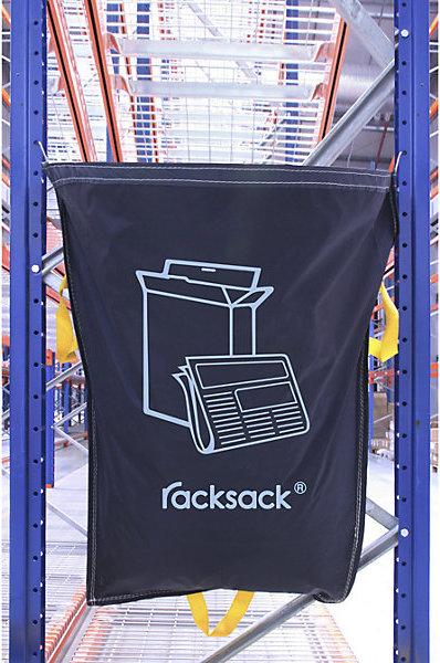 Image du produit Beaverswood Sac de tri pour rayonnage Racksack®, capacité 160 l, motif papier, bleu, lot de (5 x, 160 l)