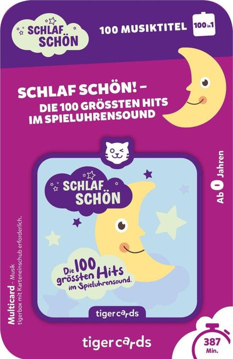 Tigermedia Multicard - Schlaf Schön! D.Gr. Hits Im Spieluhren