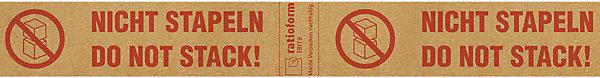 Produktbild kaiserkraft Papier-Warnband terra (50 mm)