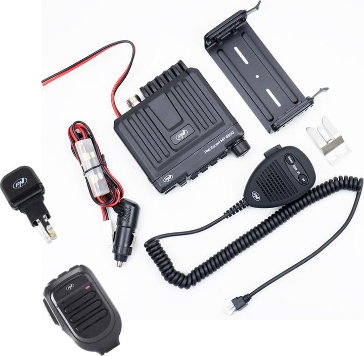 Image du produit PNI Radio CB Escort HP 6500 et dongle microphone supplémentaire avec Bluetooth Mike 65 inclus
