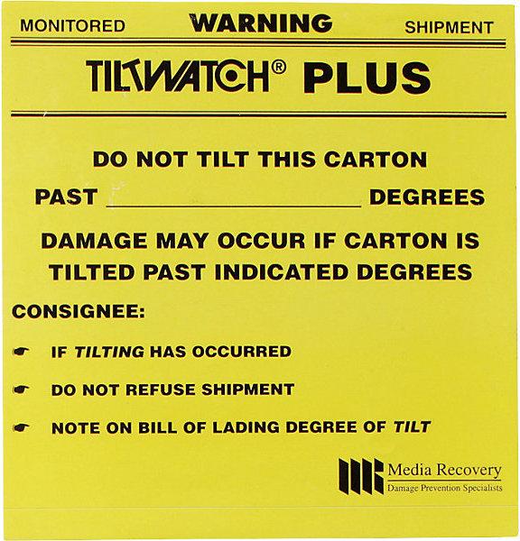 Actual product image kaiserkraft Tiltwatch® Plus Tilt Indicator (25 x)