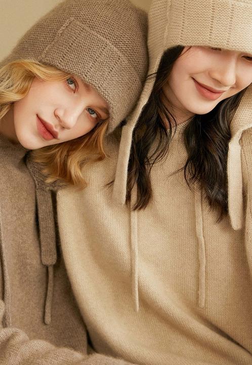 Actual product image Bellemere Beannie Cashmere Earflap Beanie