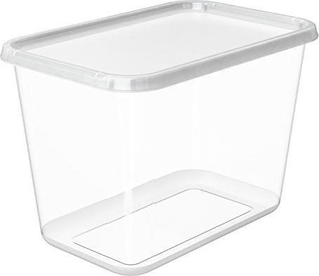 Actual product image Orthex BasicBox SmartStore Basic made of PP in colour transparent, 58x39x30 cm capacity: 44 l, Basic L (58 x 39 x 30 cm, 44 l)