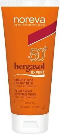 Image du produit Noreva Bergasol Expert Crème Fluide Finition Invisible SPF50+ 50ml (Crème solaire, SPF 50, 50 ml, 80 g)
