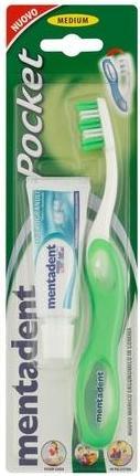 Actual product image Mentadent Toothbrush Kit Pocket (Medium, 1 x)