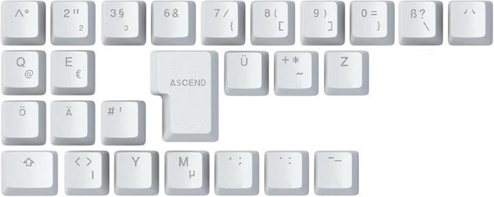 Actual product image Glorious GMMK ABS Doubleshot V2 DE Kit