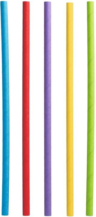 Actual product image Papstar Shake straws paper - assorted colours (500 x)
