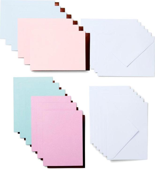 Immagine prodotto Cricut Carta bianca Joy marrone/grigio chiaro/rosa, 12 pezzi (12 pz.)