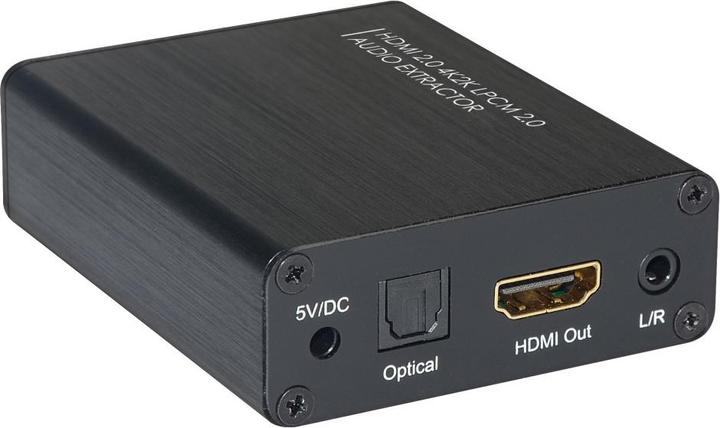 Produktbild Techly HDMI Audio-Extractor auf LPCM 2CH 3D (0.08 m, HDMI)