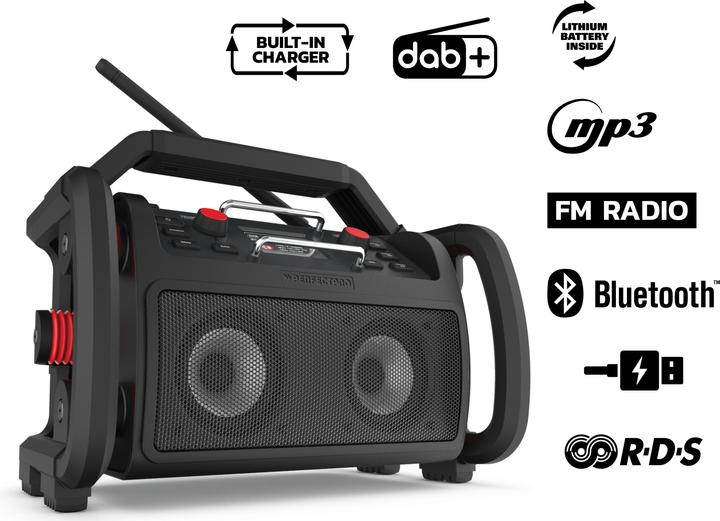 Image du produit PerfectPro Rockpro (DAB+ DAB, FM, Bluetooth)