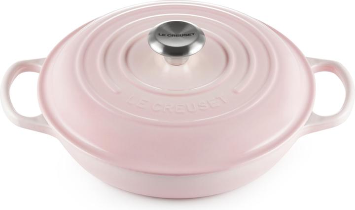 Productafbeelding Le Creuset Gourmet Professional Pot Signature Ø 26cm, rond (26 cm, Braadpan + kasserol, Gietijzer, Email)
