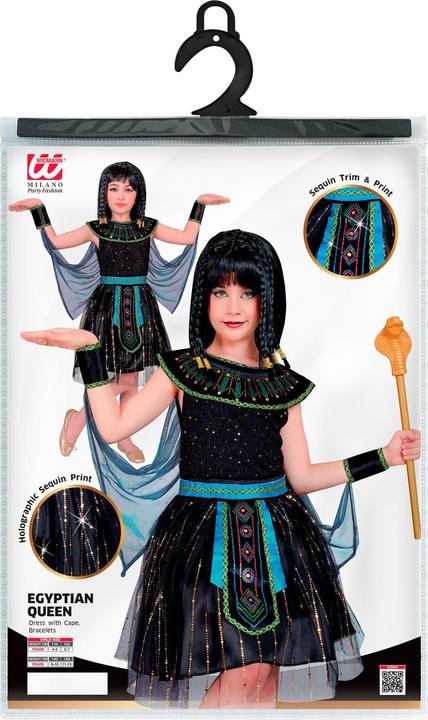 Produktbild Widmann ÄGYPTISCHE HERRSCHERIN (Kleid mit Armstulpen und Umhang), 128 cm / 5-7 Years (128)