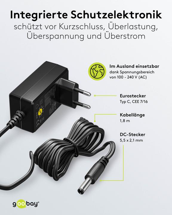 Actual product image Goobay Universal power supply unit
