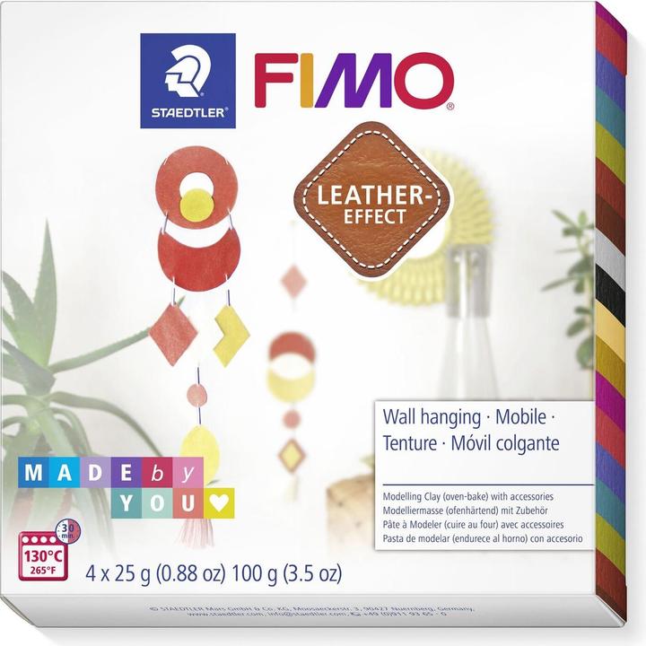 Produktbild Fimo Modelliermasse leather-effect Set "Wandhänger"