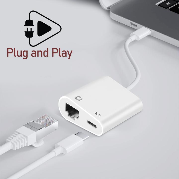 Produktbild Avizar Stabiles Laden und Internetverbindung (RJ45, USB Typ C)