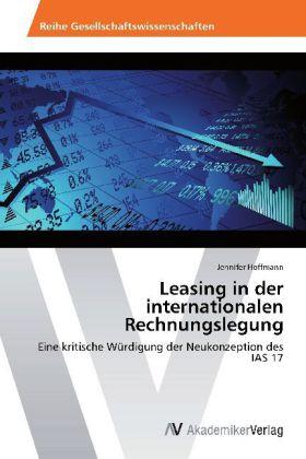 Actual product image Leasing in der internationalen Rechnungslegung (German, Jennifer Hoffmann, 2012)