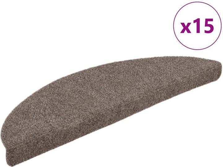 Produktbild VidaXL Selbstklebende Stufenmatten, 15 Stück, cremefarben, 56x17x3cm (56 x 17 x 3 cm)