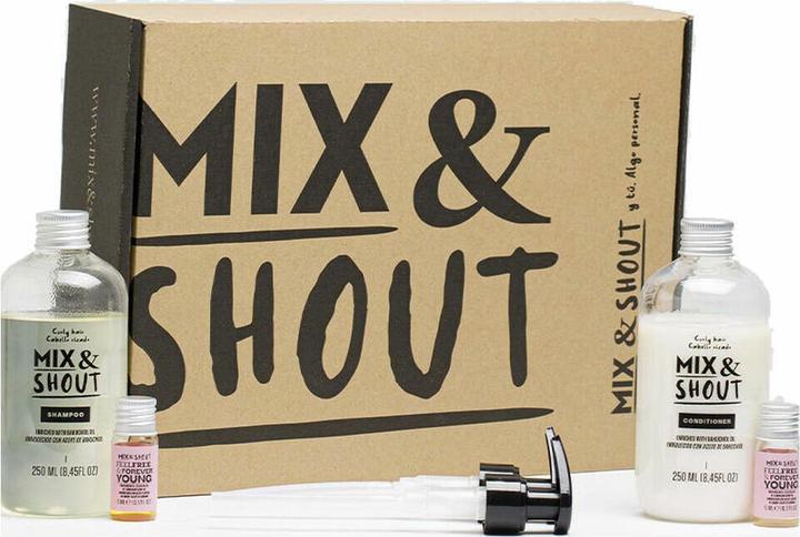 Immagine prodotto Mix & Shout Rutina Curl Enhancer 4 Pezzi (Set per la cura dei capelli)