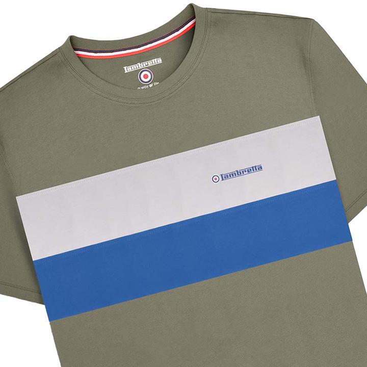 Immagine prodotto Lambretta Maglietta Con Pannelli Maniche Corte Uomo (4XL)