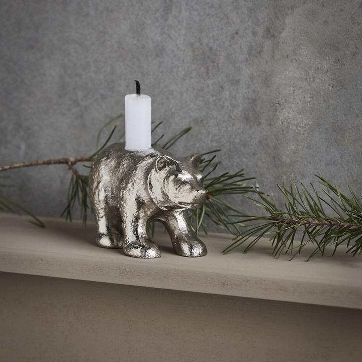 Produktbild House Doctor Kerzenständer, HDPolar, Antik-Silber