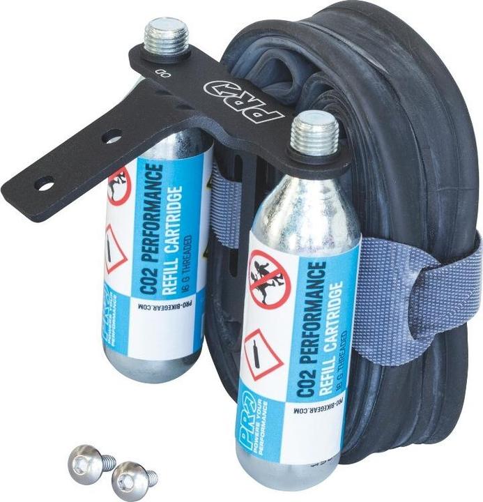 PRO Porta Cartuccia Co2 Sulla Sella Porta Sella Integrato (Cartucce CO2 di ricambio)