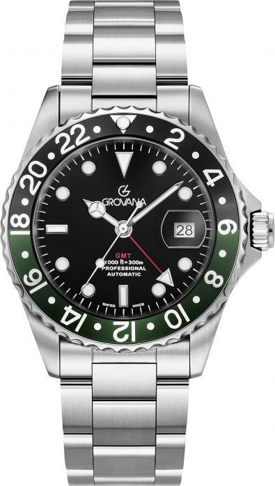 Produktbild Grovana Key West GMT-Kollektion – Schweizer Automatikuhr (Swiss Made)