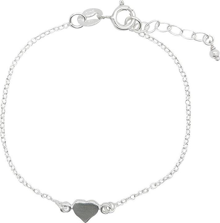 Leyda Armkette Kinder Herz (14 cm, Silber 925)