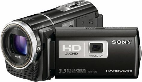Sony HDR-PJ10, FullHD, DualFlash, Beamer, 30x Zoom, 16GB