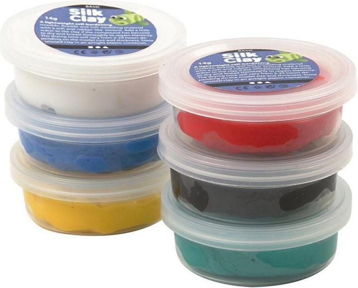 Actual product image Creativ Company Silk modelling clay Basic Set