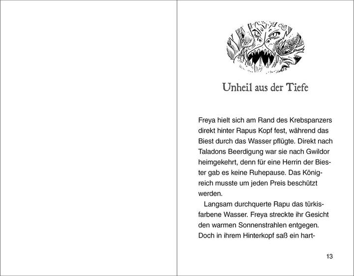 Actual product image Loewe Beast Quest (Band 67) - Solak, Riesenhai aus der Tiefe (German, Adam Blade, Loewe children's books, Sandra Margineanu, 2024)