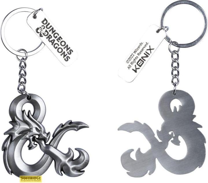 Konix Dungeons & Dragons porte-clés 3D Logo