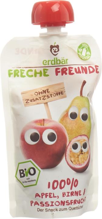 Produktbild Freche Freunde Quetschmus Apfel Birne & Passionsfrucht (100 g)