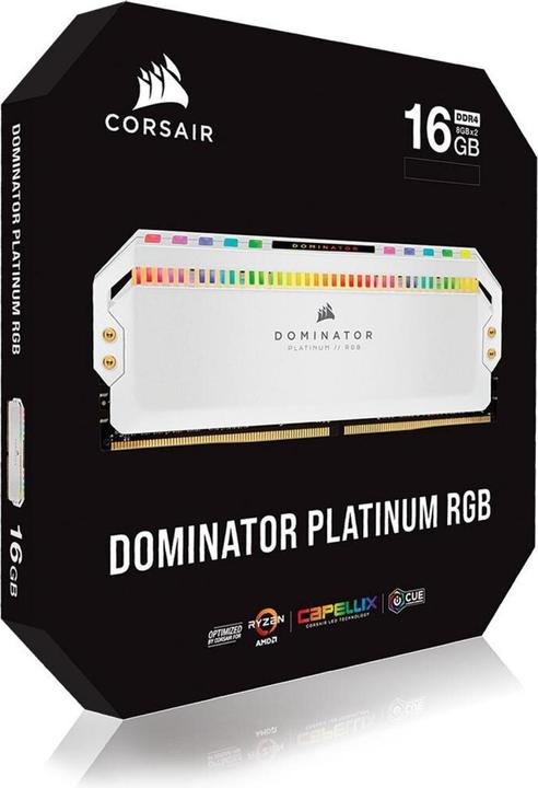 Produktbild Corsair Dominator Platinum RGB (2 x 8GB, 3200 MHz, DDR4-RAM, DIMM)