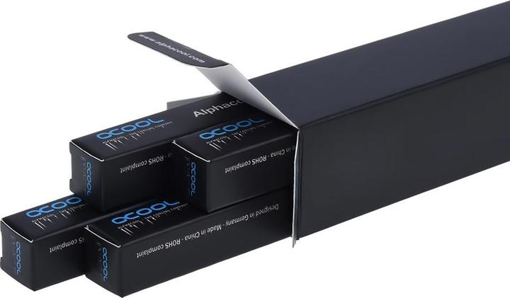 Actual product image Alphacool Ice Tube 13/10mm Hard Tube Acrylic (PMMA) - Clear, 80cm ( Set of 4) (0.80 m, Plastic)