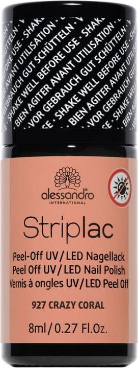 Produktbild Alessandro Striplac 927 Crazy Coral (Koralle, Rosa, Abziehbarer Nagellack, UV-Gel Lack)