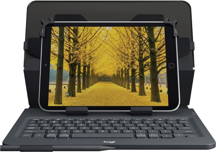 Actual product image Logitech Universal Folio Mobile Keyboard QWERTY English (UK) Black Bluetooth (Eng. Int., Universal)