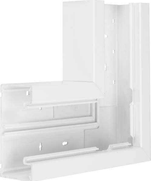 Hager TEH BR6513059010 Flat angle of basic profile plastic BR 65x130mm OT 80mm RWS (6.80 cm)
